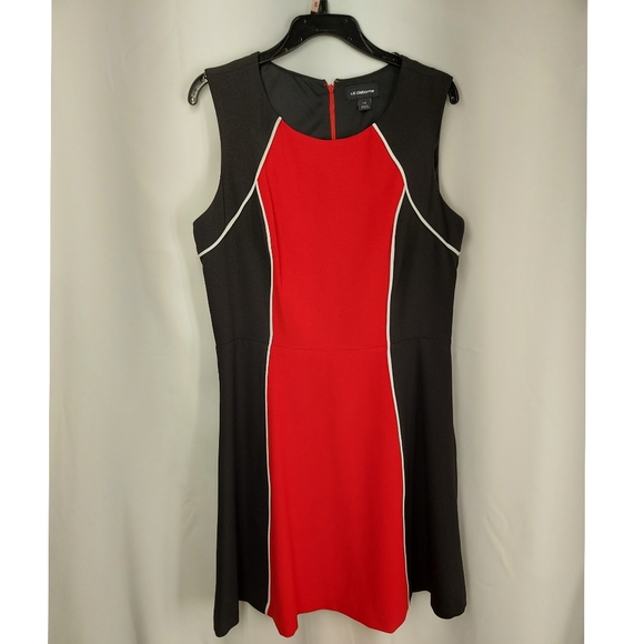 liz claibone size 14, Black and red Sleeveless - Picture 7 of 7